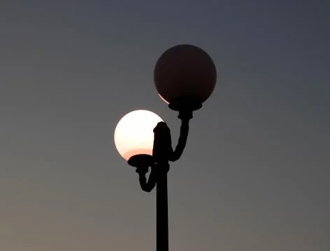 Lantern's eclipse Stock Photos