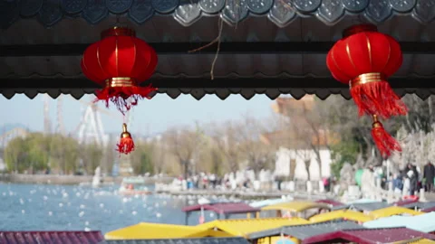 Lanterns Stock Footage 233890889