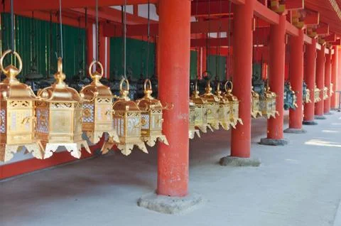 Lanterns in Japan Stock Photos