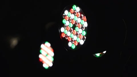 Lanterns shine on the stage during performances at the theater and at the opera Stock Footage 162816931