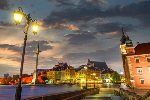 Lanterns in Warsaw Stock Photos
