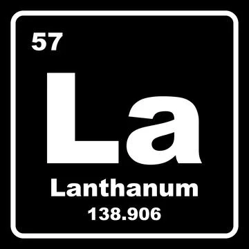 Lanthanum icon イラスト素材