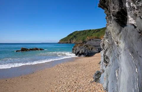 Lantic bay, cornwall Foto stock
