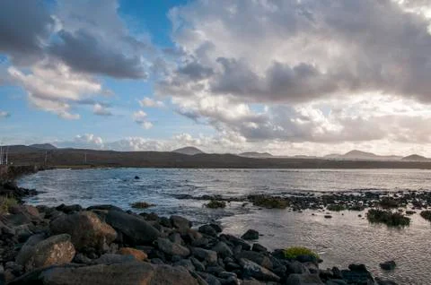 Lanzarote beach Stock Photos