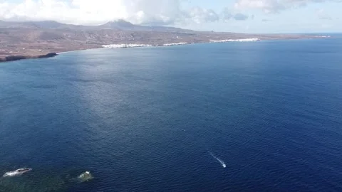 Lanzarote Pan Left Video stock 251889010