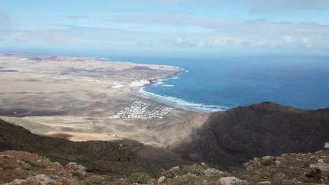 Lanzarote- panoramic view Stock Footage 115430115