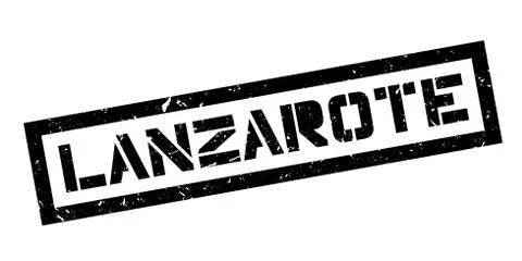 Lanzarote rubber stamp Stock Illustration
