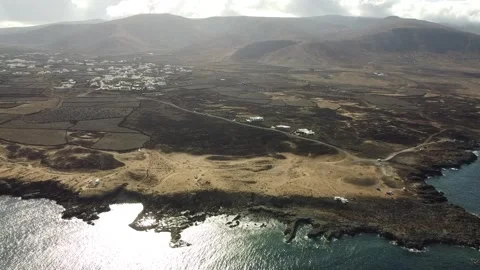 Lanzarote Static Plan Video stock 251888968