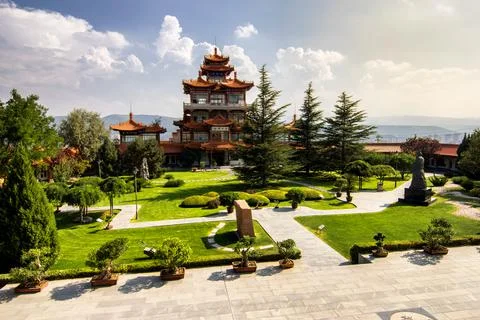 Lanzhou stele forest Stock Photos