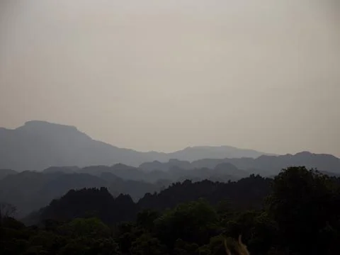 Lao mountains 1 Stock Photos