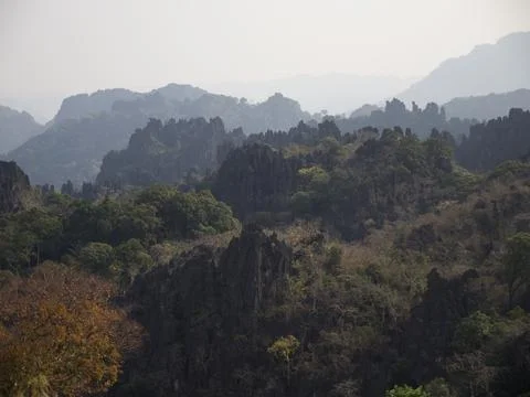 Lao mountains 2 Stock Photos