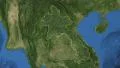 Laos. 3d earth in space - zoom in on Laos contoured 4k 4k or 4k+ Resolution