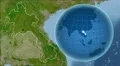 Laos and Globe. Satellite 4k or 4k+ Resolution