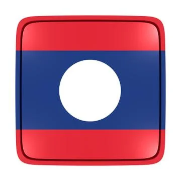 Laos flag icon Stock Illustration