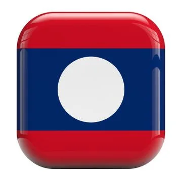 Laos flag Stock Illustration