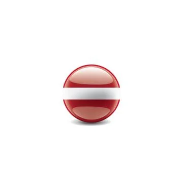 Laos flag, vector illustration on a white background Stock Illustration