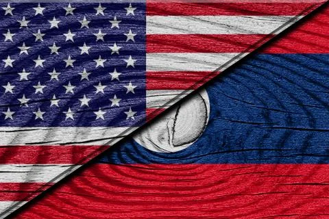 Laos flas Stock Illustration