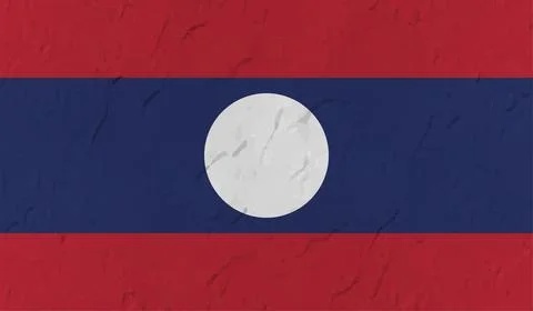 Laos grunge flag. Vector illustration. Stock-Illustration