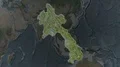 Laos - hub of the world. Satellite 4k or 4k+ Resolution