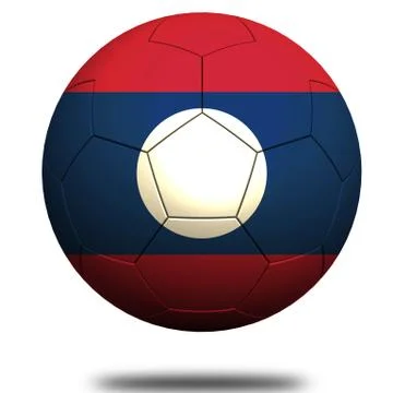 Laos soccer Stock Illustration