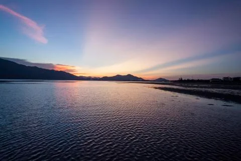 Lap An lagoon 库存照片