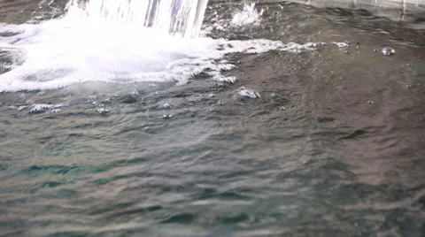 LAP POOL WATER FEATURE (TILT UP) Stock Footage 67638830
