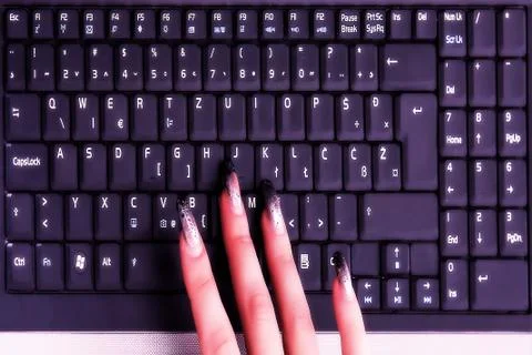 Lap top keyboard Stock Photos