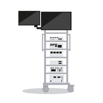 Laparoscopic apparatus Illustrazione stock