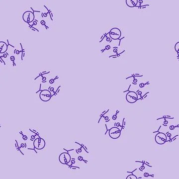 Laparoscopic surgery line seamless pattern Stock Illustration