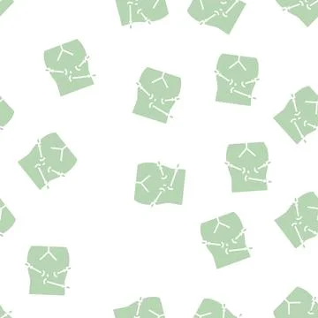 Laparoscopy bariatric glyph seamless pattern Ilustración de archivo