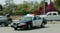 LAPD Police Cruiser Roadblock HD Footage