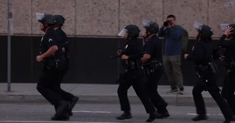 LAPD Tactical Alert Stock Footage 327691070