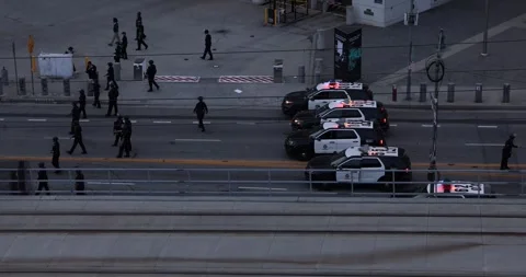 LAPD Tactical Alert Stock Footage 327691341