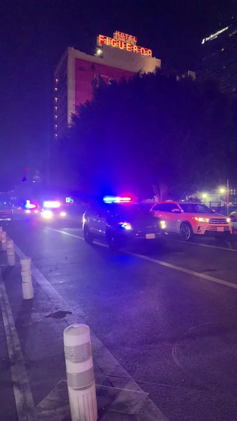 Lapd Vehicles Responding To An Emergency Stock Video Pond5