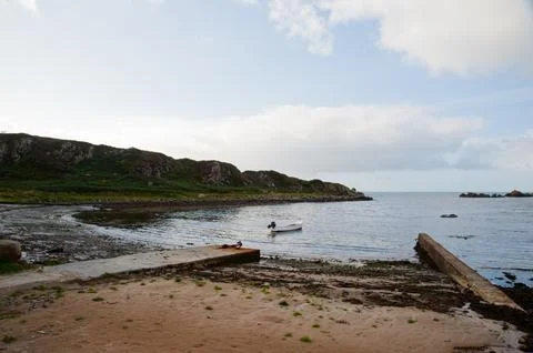 Laphroaig bay Foto stock