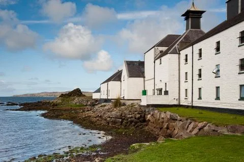 Laphroaig bay Stock Photos