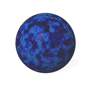 Lapis lazuli sphere - 3D render Stock Illustration
