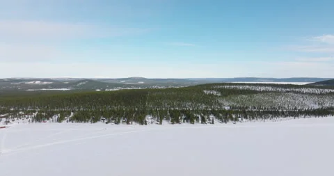 Lapland in winter Stock Footage 220033562