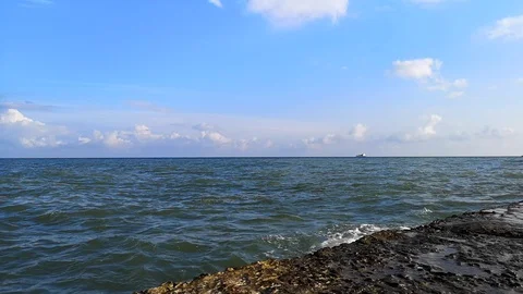 Lapping waves Stock Footage 109334922