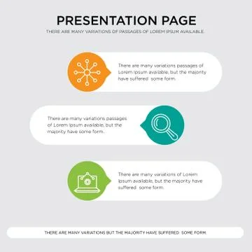 Laptop Analysis, Magnifier tool, Balancing data presentation Stock Illustration