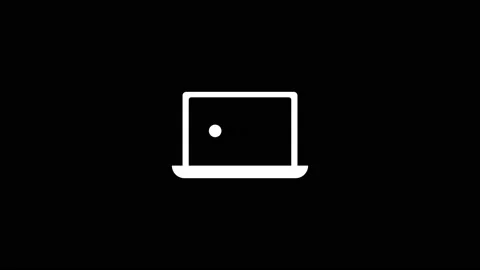 Laptop and dot loading icon animation. Stock Footage 168218669