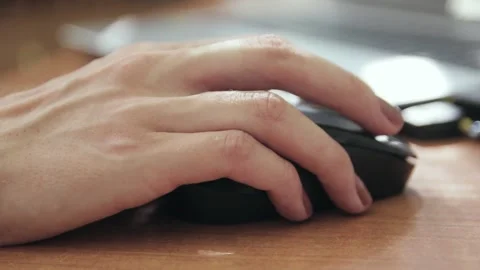 Laptop and mouse Stock Footage 132182015