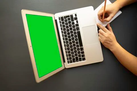 Laptop and notebook Stock Photos