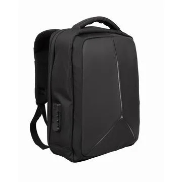 Laptop backpack on white background Stock Photos