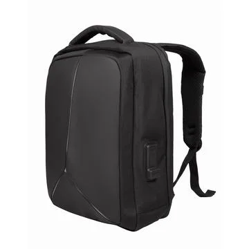 Laptop backpack on white background Stock Photos