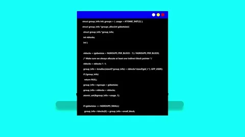 Laptop with blue screen programing code animated on cyan background Stock Footage 261798456