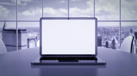 Laptop business presentation Stock Footage 38931994