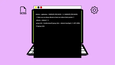 Laptop with code animated on screen concept for web development programming.. Stock Footage 261949508