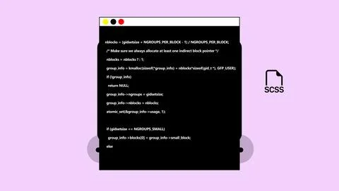 Laptop with code on screen concept for web development programming and tech.. Stock Illustration