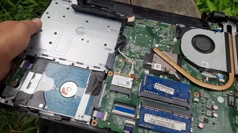 Laptop components and hardware Stock Footage 272574602